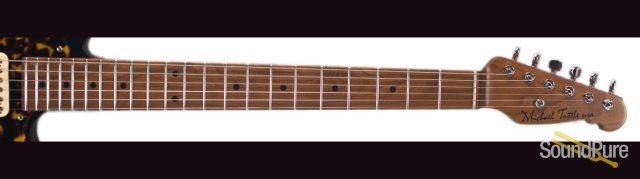Michael Tuttle Tuned ST Satin Black Electric Guitar #370 — image 8
