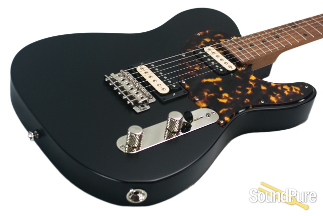 Michael Tuttle Tuned ST Satin Black Electric Guitar #370 — image 9