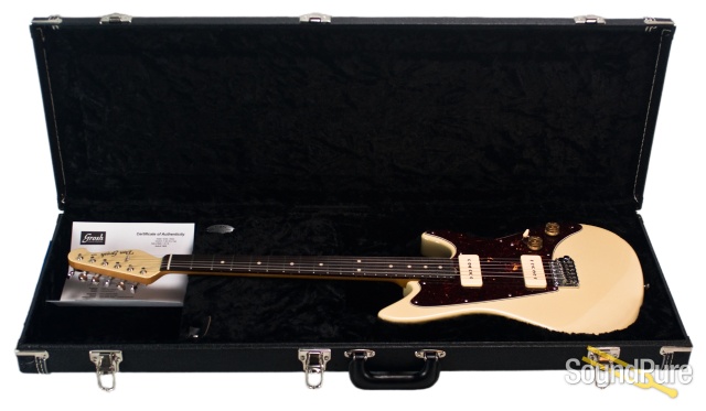 Grosh ElectraJet Cream Electric Guitar #3410 - Used — image 9