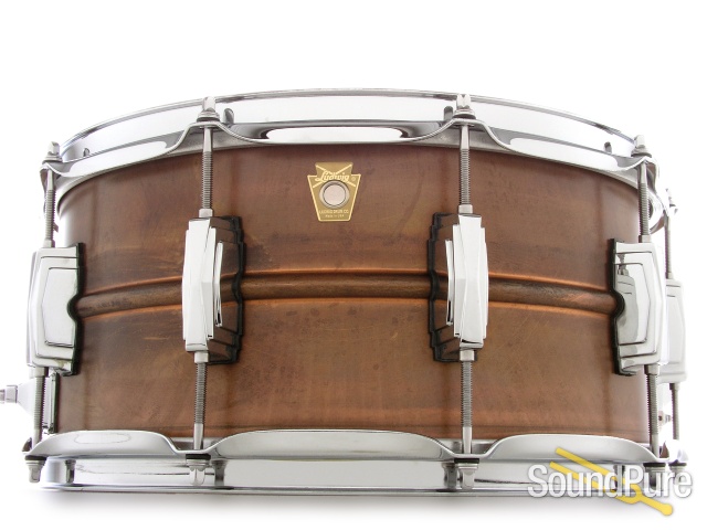 Ludwig 6.5x14 Patina Copper Snare Drum — image 1