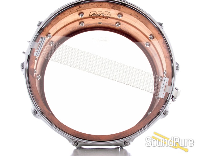 Ludwig 6.5x14 Patina Copper Snare Drum — image 4
