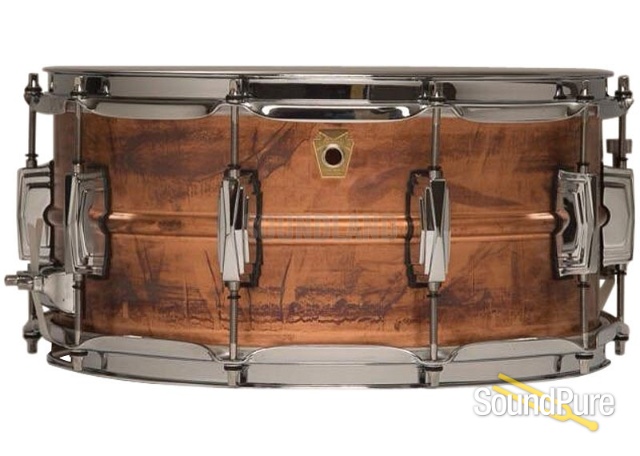 Ludwig 6.5x14 Patina Copper Snare Drum — image 2