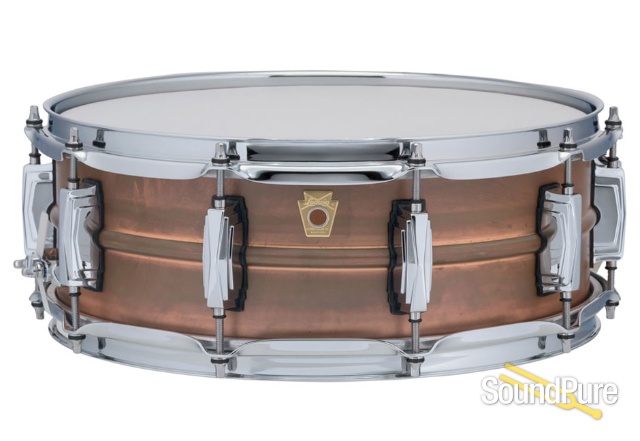 Ludwig 5x14 Patina Copper Snare Drum — image 2