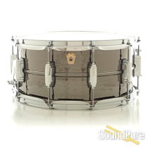 Ludwig 6.5X14 Hammered Black Beauty Snare Drum LB417K