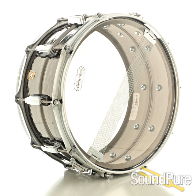 Ludwig 6.5X14 Hammered Black Beauty Snare Drum LB417K — image 3