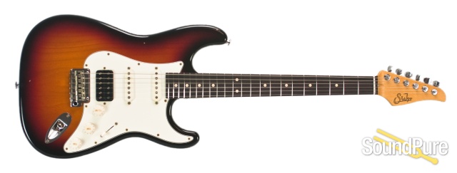 Suhr Classic Antique 3-Tone Burst HSS IRW Electric #JST9M6X — image 3