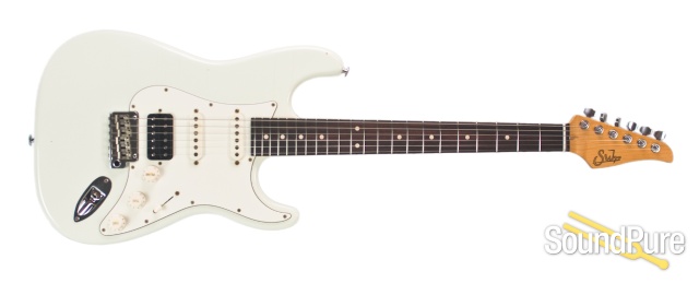 Suhr Classic Antique Olympic White HSS IRW Electric #JST4J8R — image 3
