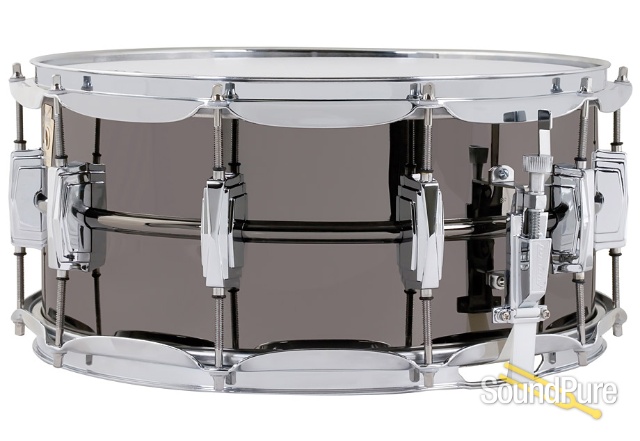 Ludwig 6.5x14 Black Beauty Snare Drum-Imperial Lugs LB417 — image 2