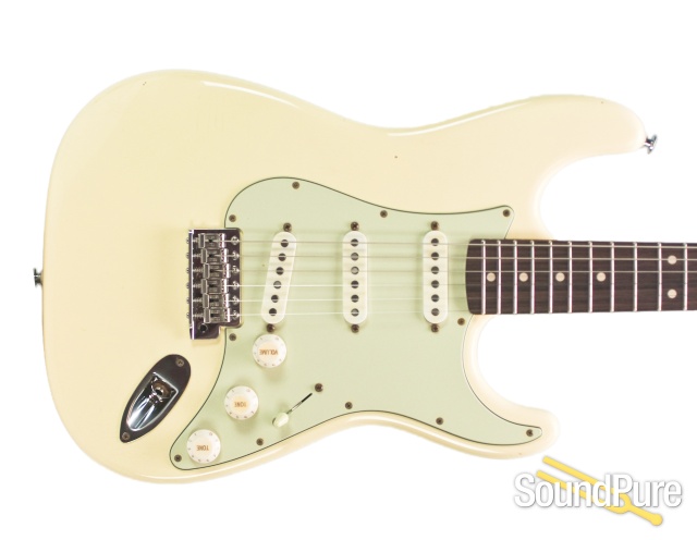 Suhr Classic Antique Vintage White SSS IRW Electric #29487 — image 9