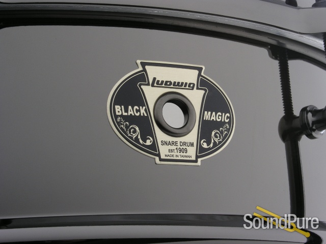 Ludwig 7x13 Black Magic Brass Snare Drum — image 3