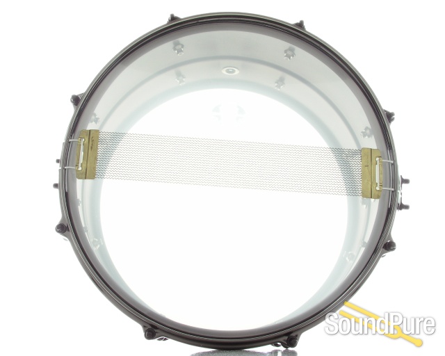Ludwig 7x13 Black Magic Brass Snare Drum — image 4
