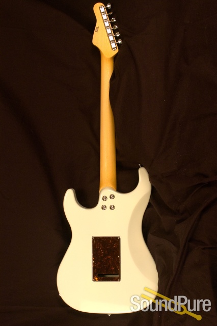 Melancon Pro Artist Olympic White sn1356 Electric Guitar — image 3