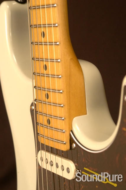 Melancon Pro Artist Olympic White sn1356 Electric Guitar — image 5