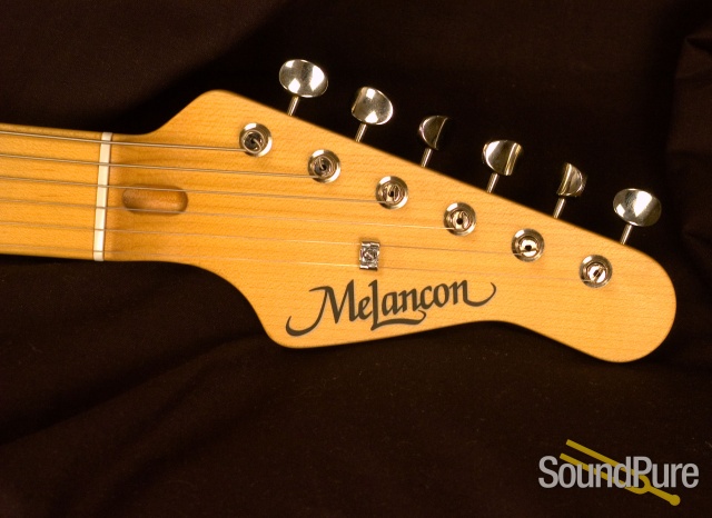 Melancon Pro Artist Olympic White sn1356 Electric Guitar — image 6