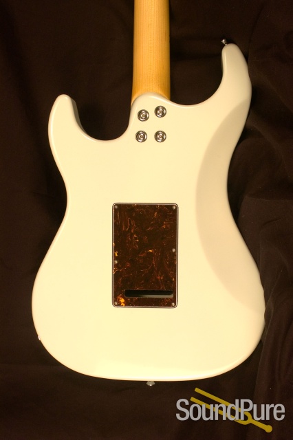 Melancon Pro Artist Olympic White sn1356 Electric Guitar — image 9