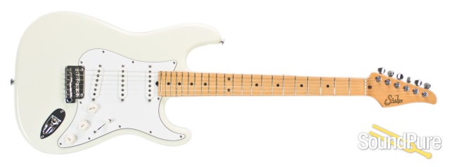 Suhr Custom Classic Olympic White SSS Guitar #17770 - Used — image 2