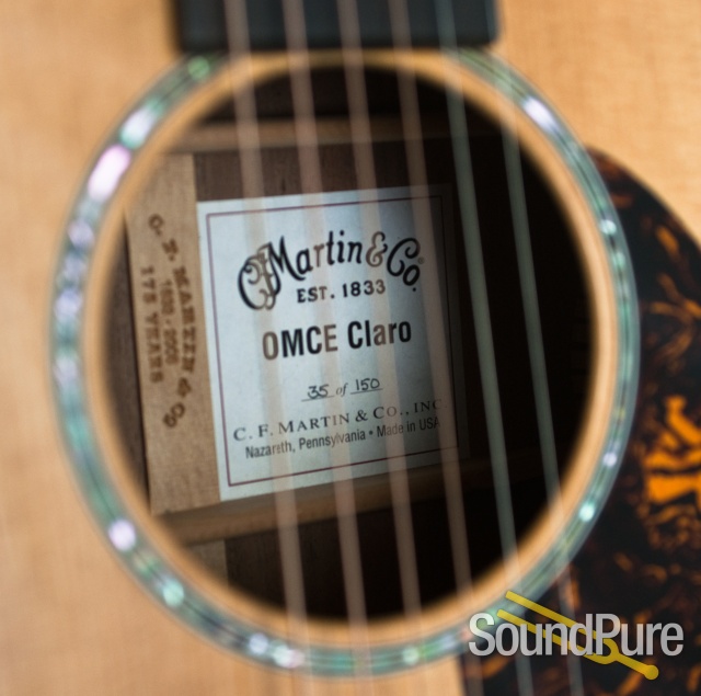 Martin 175th Anniversary Claro Walnut OMCE 35 of 150 - Used — image 11