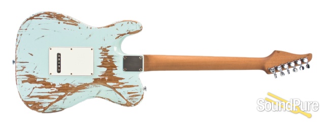 Suhr Classic T Extreme Antique Sonic Blue HH Guitar #29075 — image 5