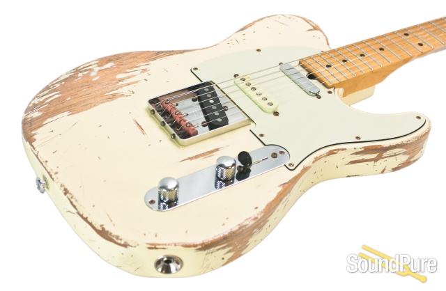 Suhr Classic T Extreme Antique Vintage White SSS #29485 — image 9