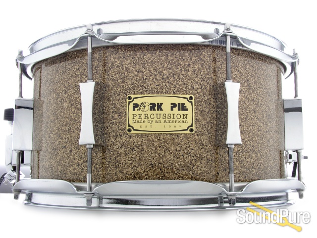 Pork Pie 7x13 Maple Snare Drum-B20 Sparkle — image 1