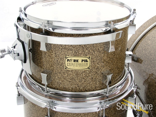 Pork Pie 3pc Maple Drum Set-B20 Sparkle — image 2
