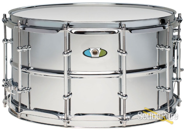 Ludwig 8x14 Supralite Steel Snare Drum — image 2