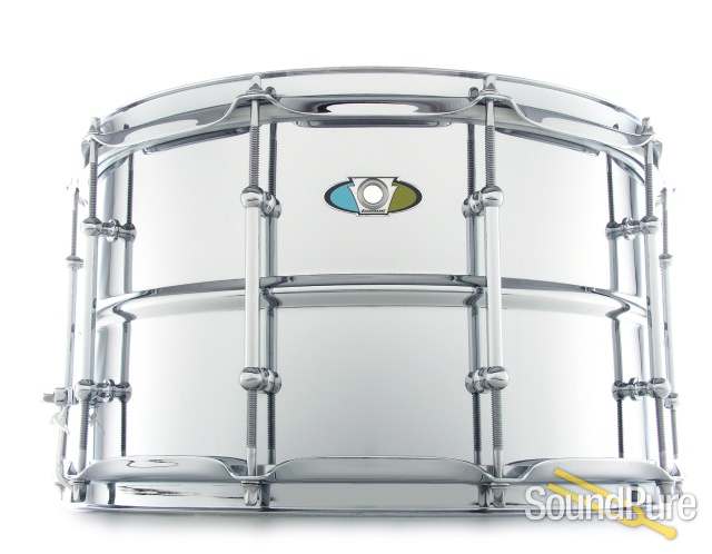 Ludwig 8x14 Supralite Steel Snare Drum — image 1