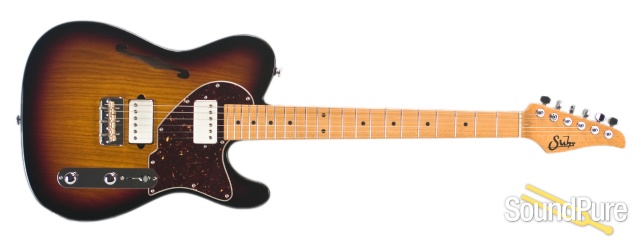 Suhr Alt T Pro 3-Tone Burst HH Electric Guitar #JST3P8R — image 4