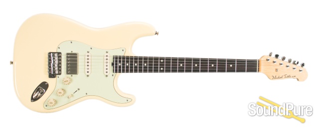 Michael Tuttle Custom Classic S Vintage White IRW HSS #390 — image 4