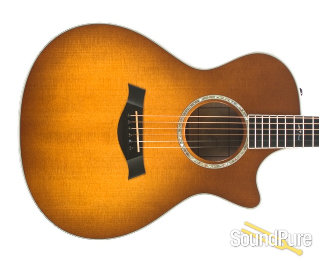 Taylor 2008 612CE Honeyburst Acoustic/Electric Guitar - Used — image 9