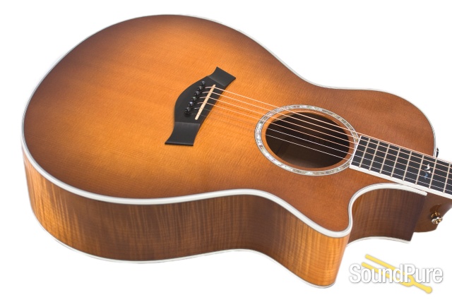 Taylor 2008 612CE Honeyburst Acoustic/Electric Guitar - Used — image 10