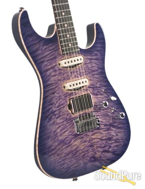 Anderson Drop Top Natural Purple Burst w/ Binding #07-17-16N — image 6
