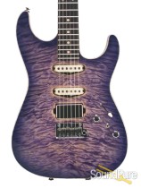 Anderson Drop Top Natural Purple Burst w/ Binding #07-17-16N Anderson Drop Top Natural Purple Burst w/ Binding #07-17-16N