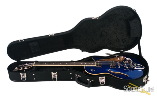 Duesenberg Starplayer TV Blue Sparkle Semi-Hollow #161059 — image 7