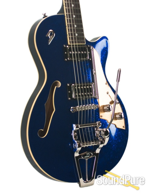 Duesenberg Starplayer TV Blue Sparkle Semi-Hollow #161059 — image 8