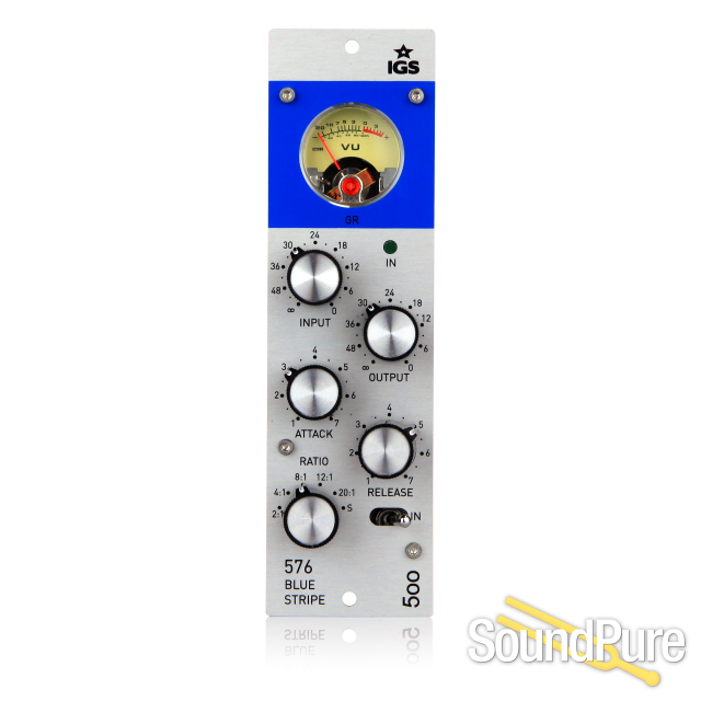 IGS Audio 576 Blue Stripe 500-Series FET Compressor — image 1