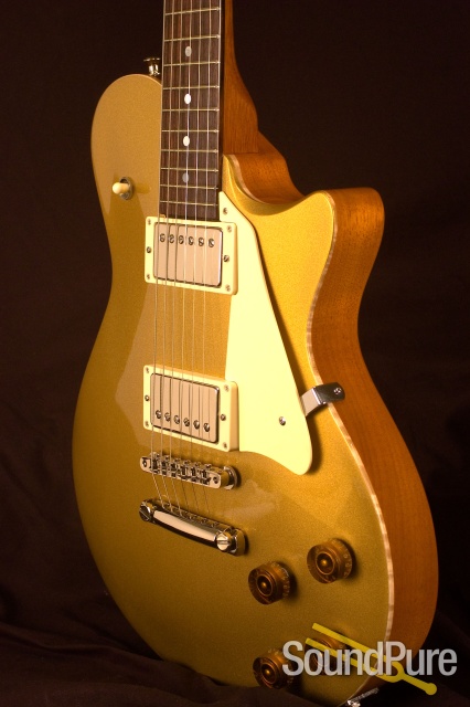 McInturff Carolina Standard Gold-Top Electric Guitar — image 10