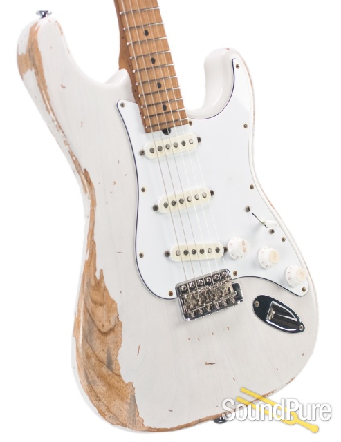 Suhr Custom Classic Antique Trans White SSS #31328 — image 5