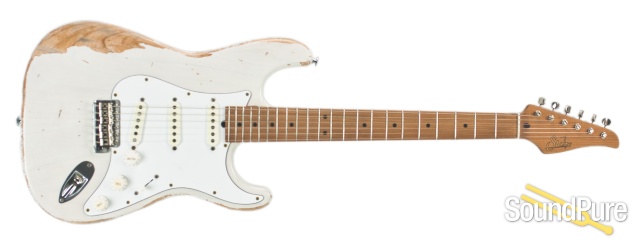 Suhr Custom Classic Antique Trans White SSS #31328 — image 6