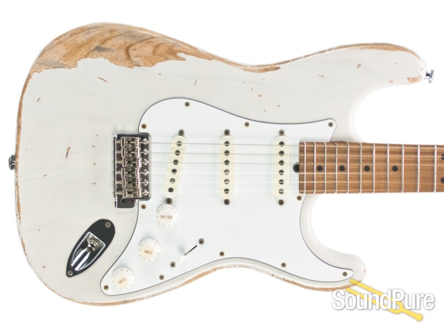 Suhr Custom Classic Antique Trans White SSS #31328 — image 8