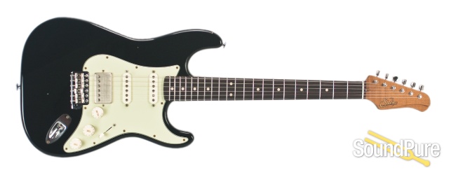 Suhr Custom Classic Antique Black HSS IRW Light Aging #31330 — image 4