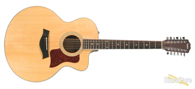 Taylor 455CE 2011 12-String Jumbo Acoustic Guitar - Used — image 4