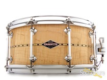 Craviotto 6.5x14 Curly Maple Custom Snare Drum-Inlay