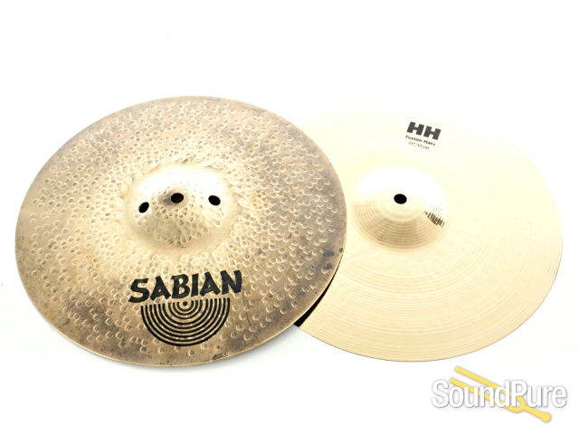 Sabian 13" HH Fusion Hi-Hat Cymbals-Brilliant Finish Used — image 2