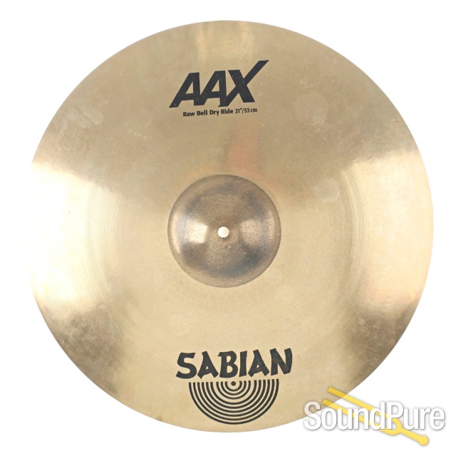 Sabian 21" AAX Raw Bell Dry Ride Cymbal-Used