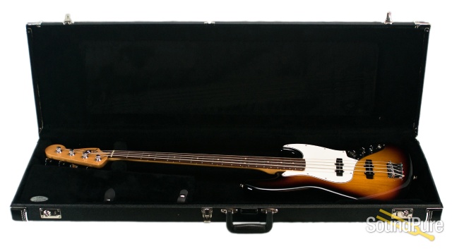 Fender MIM 3-Tone Burst Jazz Bass w/ Lollars - Used — image 8