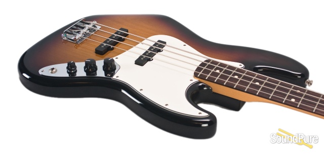 Fender MIM 3-Tone Burst Jazz Bass w/ Lollars - Used — image 10