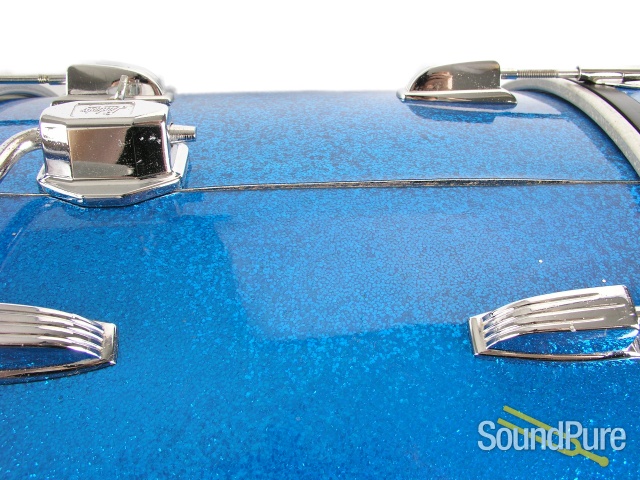 Ludwig 14x22 Blue Sparkle Bass Drum-1967 — image 4