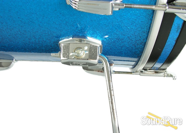 Ludwig 14x22 Blue Sparkle Bass Drum-1967 — image 5