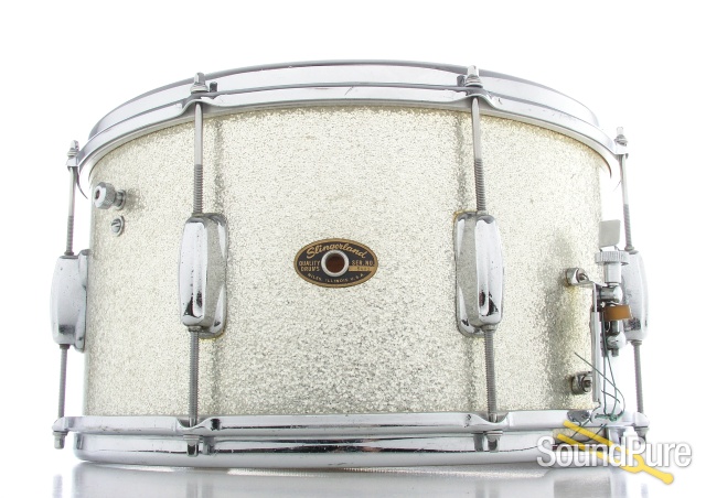 Slingerland 8x15 Silver Sparkle Snare Drum-1962 — image 1